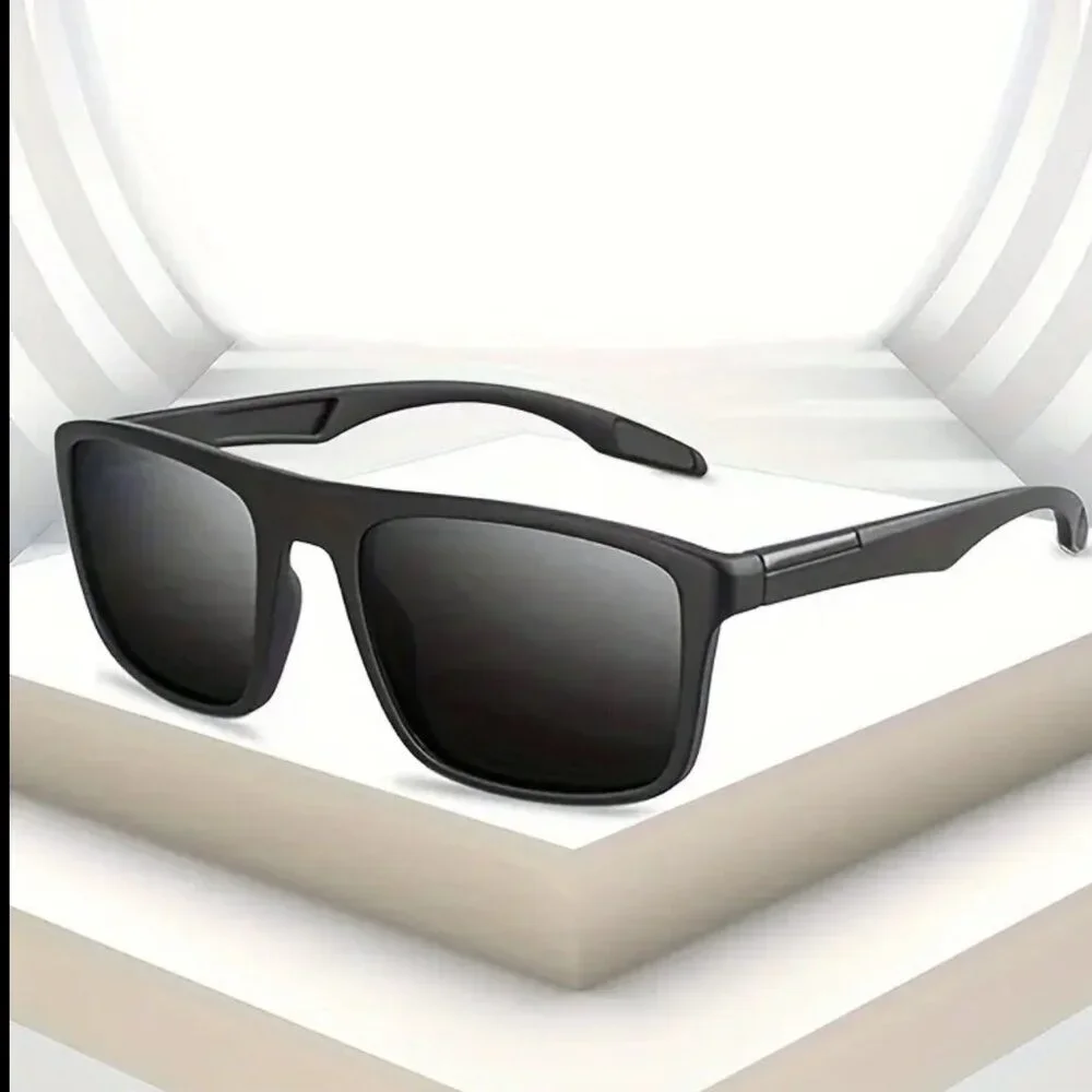 Polarized Sunglasses Men Outdoor Sports Driving Fishing Trendy Shades Square New